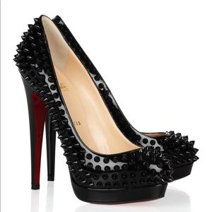 Christian Louboutin Alti 160 spiked patent pumps